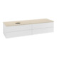 V&B Waschtischunterschrank mit Frontstruktur -Beleuchtung Antao 160x50cm, WBP-farbe botti., glo wh. Lac-3