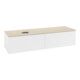 V&B Waschtischunterschrank mit Frontstruktur -Beleuchtung Antao 160x50cm, WBP-farbe botti., wh. m Lac-1