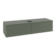 V&B Waschtischunterschrank mit Frontstruktur -Beleuchtung Antao 160x50cm, WBP-farbe Lac, lea gre. m Lac-4