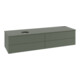 V&B Waschtischunterschrank mit Frontstruktur -Beleuchtung Antao 160x50cm, WBP-farbe Lac, lea gre. m Lac-1