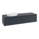 V&B Waschtischunterschrank mit Frontstruktur -Beleuchtung Antao 160x50cm, WBP-farbe Lac, md bl. m Lac-3