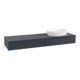 V&B Waschtischunterschrank mit Frontstruktur -Beleuchtung Antao 160x50cm, WBP-farbe Lac, md bl. m Lac-3