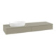 V&B Waschtischunterschrank mit Frontstruktur -Beleuchtung Antao 160x50cm, WBP-farbe Lac, st. Gr m Lac-1