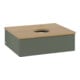 V&B Waschtischunterschrank mit Frontstruktur -Beleuchtung Antao 60x19x50cm, HL, WBP hon. Oa, le g. m Lac-1