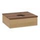 V&B Waschtischunterschrank mit Frontstruktur -Beleuchtung Antao 60x19x50cm, HL, WBP w. wal, hon. Oa-1