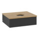 V&B Waschtischunterschrank mit Frontstruktur -Beleuchtung Antao 60x19x50cm, WBP-farbe hon. Oa, bla m Lac-3