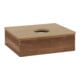 V&B Waschtischunterschrank mit Frontstruktur -Beleuchtung Antao 60x19x50cm, WBP-farbe hon. Oa, w. walnut-3