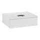 V&B Waschtischunterschrank mit Frontstruktur -Beleuchtung Antao 60x19x50cm, WBP-farbe Lac, glo wh. Lac-1