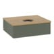 V&B Waschtischunterschrank mit Frontstruktur -Beleuchtung Antao 60x19x50cm, WBP hon. Oa, lea gre. m Lac-3