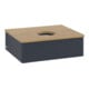 V&B Waschtischunterschrank mit Frontstruktur -Beleuchtung Antao 60x19x50cm, WBP hon. Oa, md bl. m Lac-4