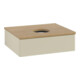 V&B Waschtischunterschrank mit Frontstruktur -Beleuchtung Antao 60x19x50cm, WBP hon. Oa, si Gr m Lac-3