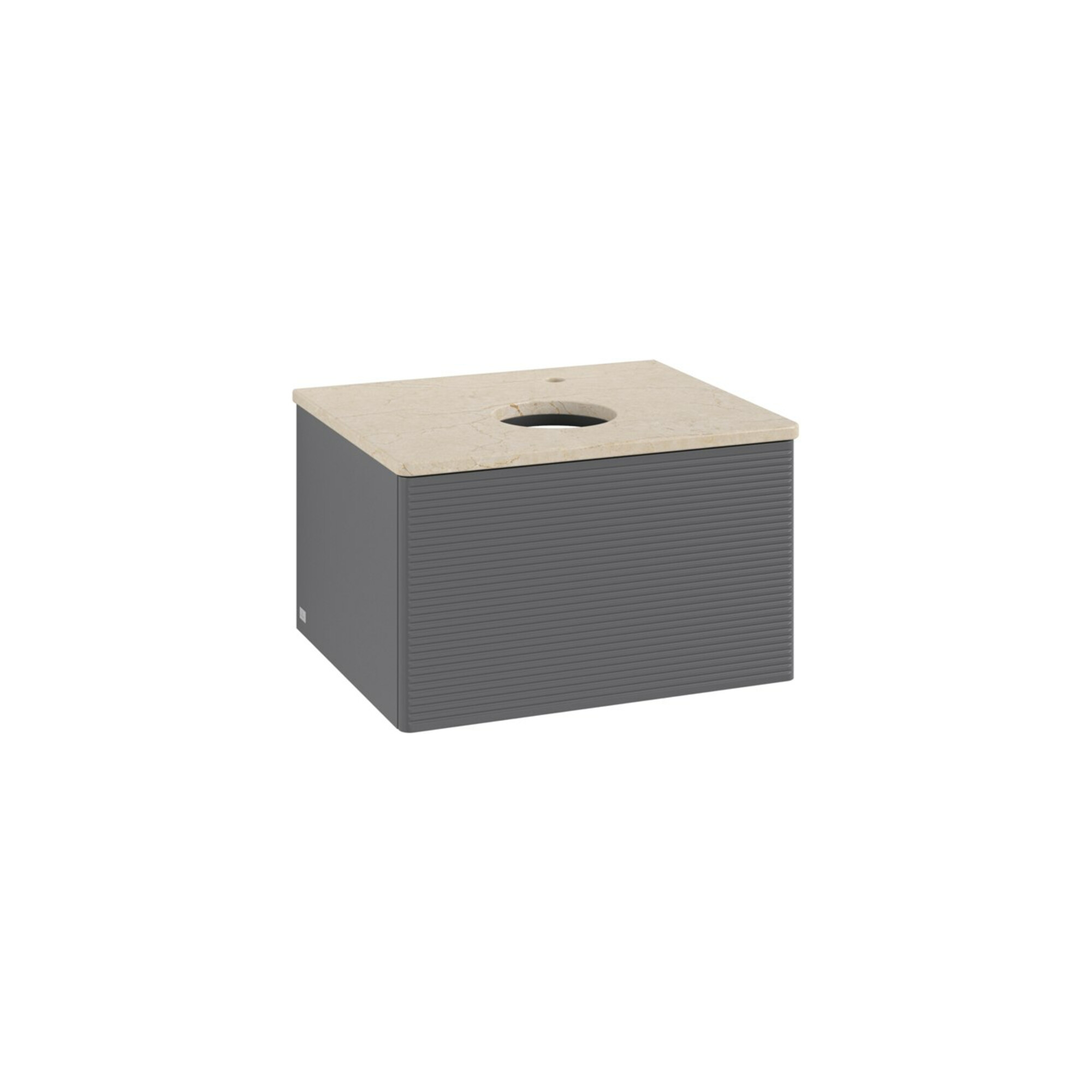 V&B Waschtischunterschrank mit Frontstruktur -Beleuchtung Antao 60x36x50cm, HL, WBP botti., A m Lac ; Villeroy & Boch