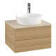 V&B Waschtischunterschrank mit Frontstruktur -Beleuchtung Antao 60x36x50cm, HL, WBP botti., hon. Oa-1
