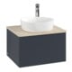 V&B Waschtischunterschrank mit Frontstruktur -Beleuchtung Antao 60x36x50cm, HL, WBP botti., md bl. m Lac-3