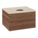 V&B Waschtischunterschrank mit Frontstruktur -Beleuchtung Antao 60x36x50cm, HL, WBP-farbe botti., w. wal-1