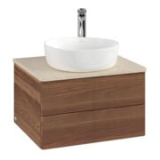 V&B Waschtischunterschrank mit Frontstruktur -Beleuchtung Antao 60x36x50cm, HL, WBP-farbe botti., w. wal-3