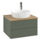 V&B Waschtischunterschrank mit Frontstruktur -Beleuchtung Antao 60x36x50cm, HL, WBP hon. Oa, le g. m Lac-1