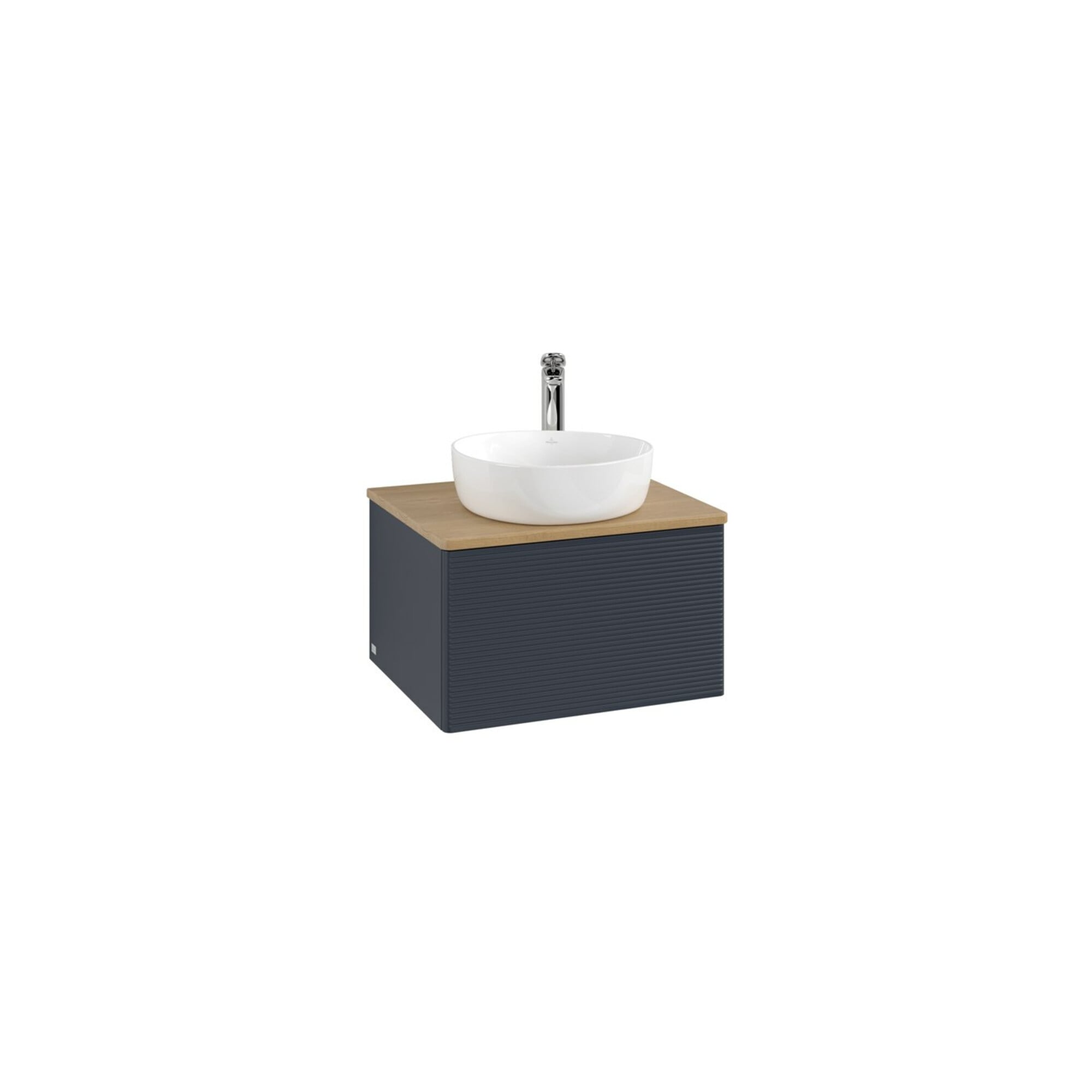 V&B Waschtischunterschrank mit Frontstruktur -Beleuchtung Antao 60x36x50cm, HL, WBP hon. Oa, md b m Lac ; Villeroy & Boch