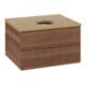 V&B Waschtischunterschrank mit Frontstruktur -Beleuchtung Antao 60x36x50cm, WBP-farbe hon. Oa, w. walnut-4