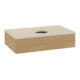 V&B Waschtischunterschrank mit Frontstruktur -Beleuchtung Antao 80x19x50cm, HL, WBP botti., hon. Oa-1