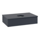 V&B Waschtischunterschrank mit Frontstruktur -Beleuchtung Antao 80x19x50cm, WBP-farbe Lac, md bl. m Lac-3