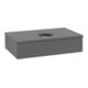 V&B Waschtischunterschrank mit Frontstruktur -Beleuchtung Antao 80x19x50cm, WBP Lac, Anthrac. m Lac-4