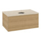 V&B Waschtischunterschrank mit Frontstruktur -Beleuchtung Antao 80x36x50cm, HL, WBP botti., hon. Oa-3