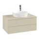 V&B Waschtischunterschrank mit Frontstruktur -Beleuchtung Antao 80x36x50cm, HL, WBP botti., si Gr m Lac-1