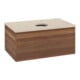 V&B Waschtischunterschrank mit Frontstruktur -Beleuchtung Antao 80x36x50cm, HL, WBP-farbe botti., w. wal-1