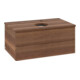 V&B Waschtischunterschrank mit Frontstruktur -Beleuchtung Antao 80x36x50cm, HL, WBP-farbe w. wal, w. wal-3