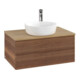 V&B Waschtischunterschrank mit Frontstruktur -Beleuchtung Antao 80x36x50cm, HL, WBP hon. Oa, w. wal-1