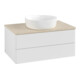 V&B Waschtischunterschrank mit Frontstruktur -Beleuchtung Antao 80x36x50cm, WBP botti., glo wh. Lac-3