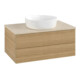 V&B Waschtischunterschrank mit Frontstruktur -Beleuchtung Antao 80x36x50cm, WBP-farbe botti., honey oak-1