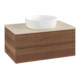 V&B Waschtischunterschrank mit Frontstruktur -Beleuchtung Antao 80x36x50cm, WBP-farbe botti., w. walnut-3