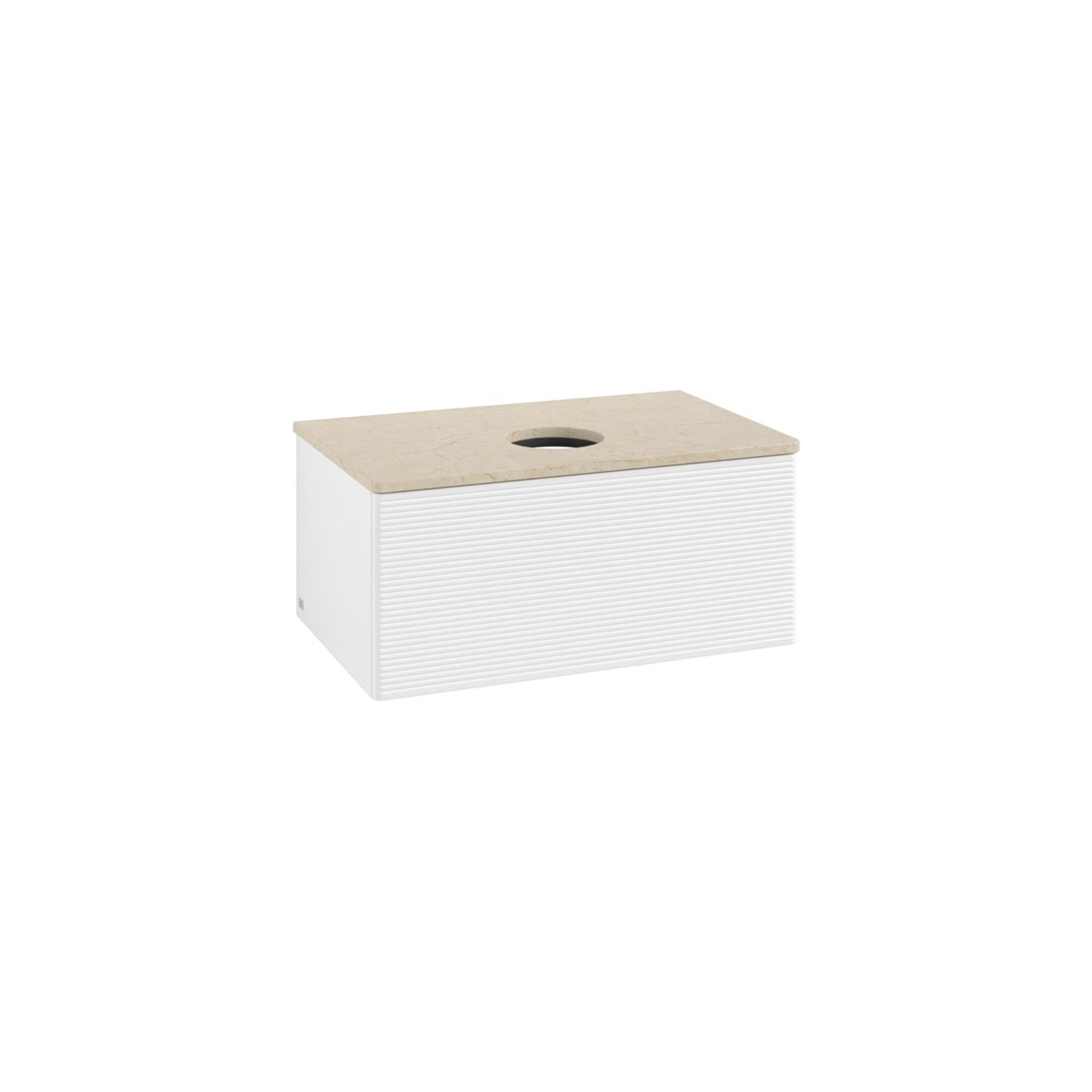 V&B Waschtischunterschrank mit Frontstruktur -Beleuchtung Antao 80x36x50cm, WBP-farbe botti., wh. m Lac ; Villeroy & Boch