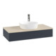 V&B Waschtischunterschrank mit Frontstruktur, mit Beleuchtung Antao 100x19x50cm, WBP botti., md bl. m Lac-1