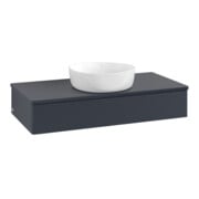 V&B Waschtischunterschrank mit Frontstruktur, mit Beleuchtung Antao 100x19x50cm, WBP-farbe Lac, md bl. m Lac-3
