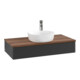V&B Waschtischunterschrank mit Frontstruktur, mit Beleuchtung Antao 100x19x50cm, WBP-farbe w. wal, bla m Lac-3