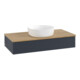 V&B Waschtischunterschrank mit Frontstruktur, mit Beleuchtung Antao 100x19x50cm, WBP hon. Oa, md bl. m Lac-1