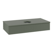 V&B Waschtischunterschrank mit Frontstruktur, mit Beleuchtung Antao 100x19x50cm, WBP Lac, lea gre. m Lac-3