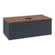 V&B Waschtischunterschrank mit Frontstruktur, mit Beleuchtung Antao 100x36x50cm, HL, WBP w wal, md bl. m Lac-3