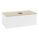 V&B Waschtischunterschrank mit Frontstruktur, mit Beleuchtung Antao 100x36x50cm, WBP-farbe botti., wh. m Lac-1