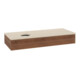 V&B Waschtischunterschrank mit Frontstruktur, mit Beleuchtung Antao 120x19x50cm, HL, WBP botti., w. wal-1