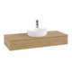 V&B Waschtischunterschrank mit Frontstruktur, mit Beleuchtung Antao 120x19x50cm, HL, WBP hon. Oa, hon. Oa-1