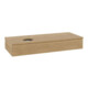 V&B Waschtischunterschrank mit Frontstruktur, mit Beleuchtung Antao 120x19x50cm, HL, WBP hon. Oa, hon. Oa-1