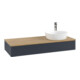 V&B Waschtischunterschrank mit Frontstruktur, mit Beleuchtung Antao 120x19x50cm, HL, WBP hon. Oa, md b m Lac-3