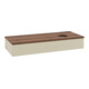 V&B Waschtischunterschrank mit Frontstruktur, mit Beleuchtung Antao 120x19x50cm, HL, WBP w. wal, si Gr m Lac-1
