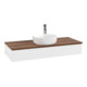 V&B Waschtischunterschrank mit Frontstruktur, mit Beleuchtung Antao 120x19x50cm, HL, WBP w. wal, wh. m Lac-1