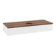 V&B Waschtischunterschrank mit Frontstruktur, mit Beleuchtung Antao 120x19x50cm, HL, WBP w. wal, wh. m Lac-3