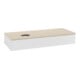 V&B Waschtischunterschrank mit Frontstruktur, mit Beleuchtung Antao 120x19x50cm, WBP botti., glo wh. Lac-1